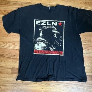Vintage EZLN short sleeve shirt size XL